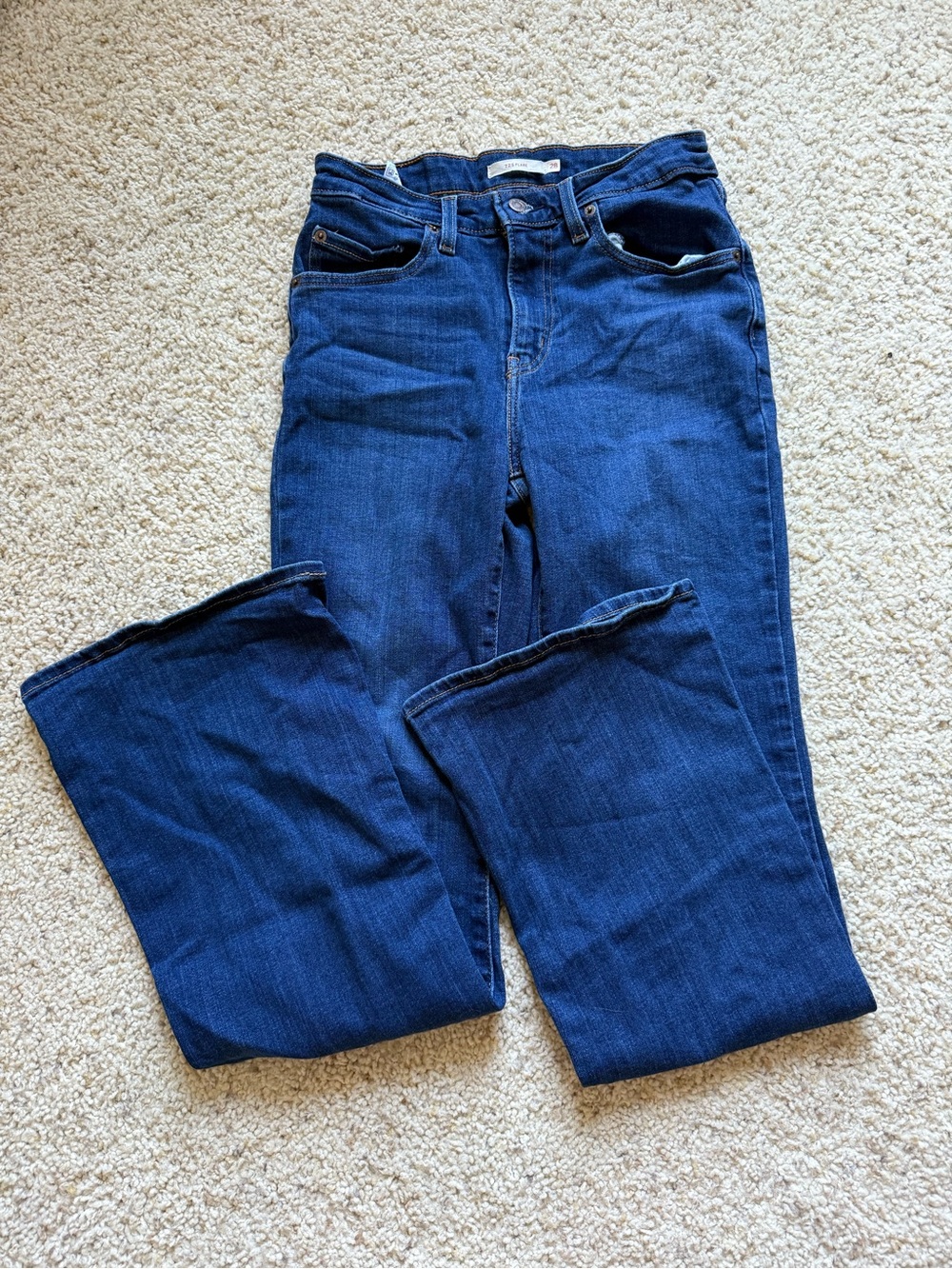 Levi's Women's Dark Indigo Flare Jeans